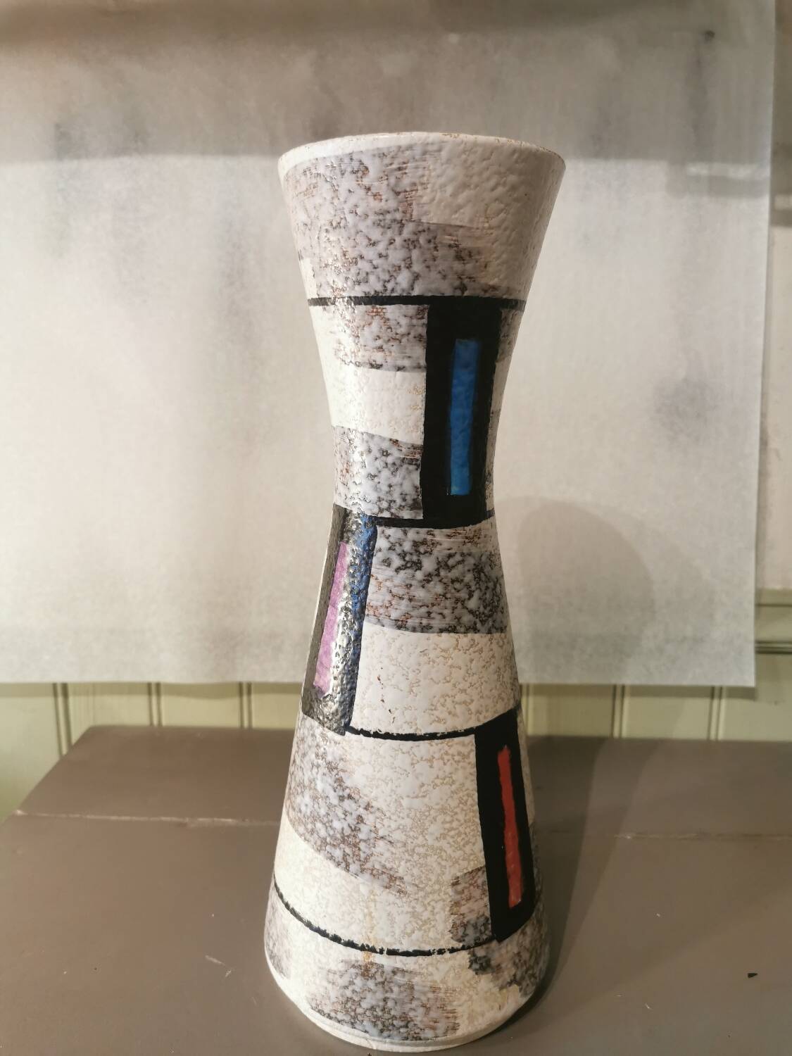 Vintage ceramic vase from the 50s