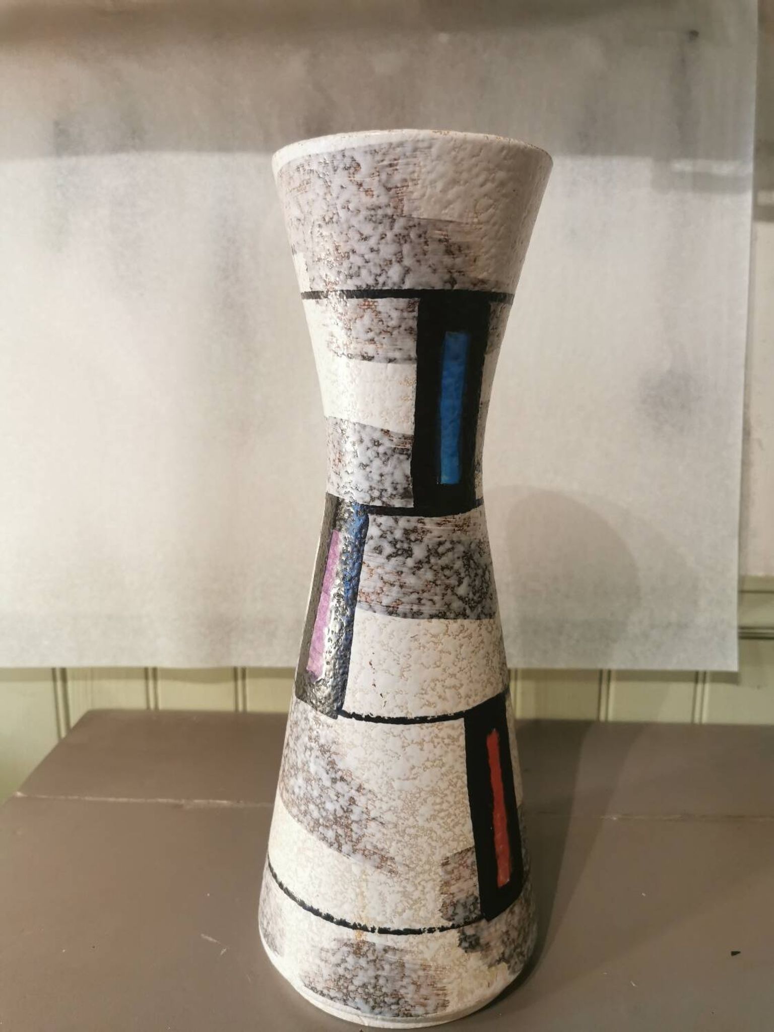 Vintage ceramic vase from the 50s