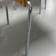 Ensemble de 4 chaises empilables vintage — Contreplaqué moulé et chrome, 199