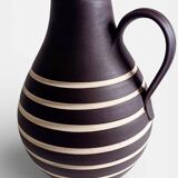Mid-Century Modern Terracotta Pitcher by AKRU, West Germany, 1950s