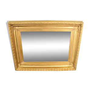 Miroir à cadre en bois