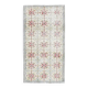 1970s Turkish Oushak Handmade Wool Cotton Beige Area Rug 101x191