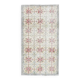 1970s Turkish Oushak Handmade Wool Cotton Beige Area Rug 101x191