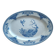 Plat ovale camaïeu de bleu en faïence de Gien
