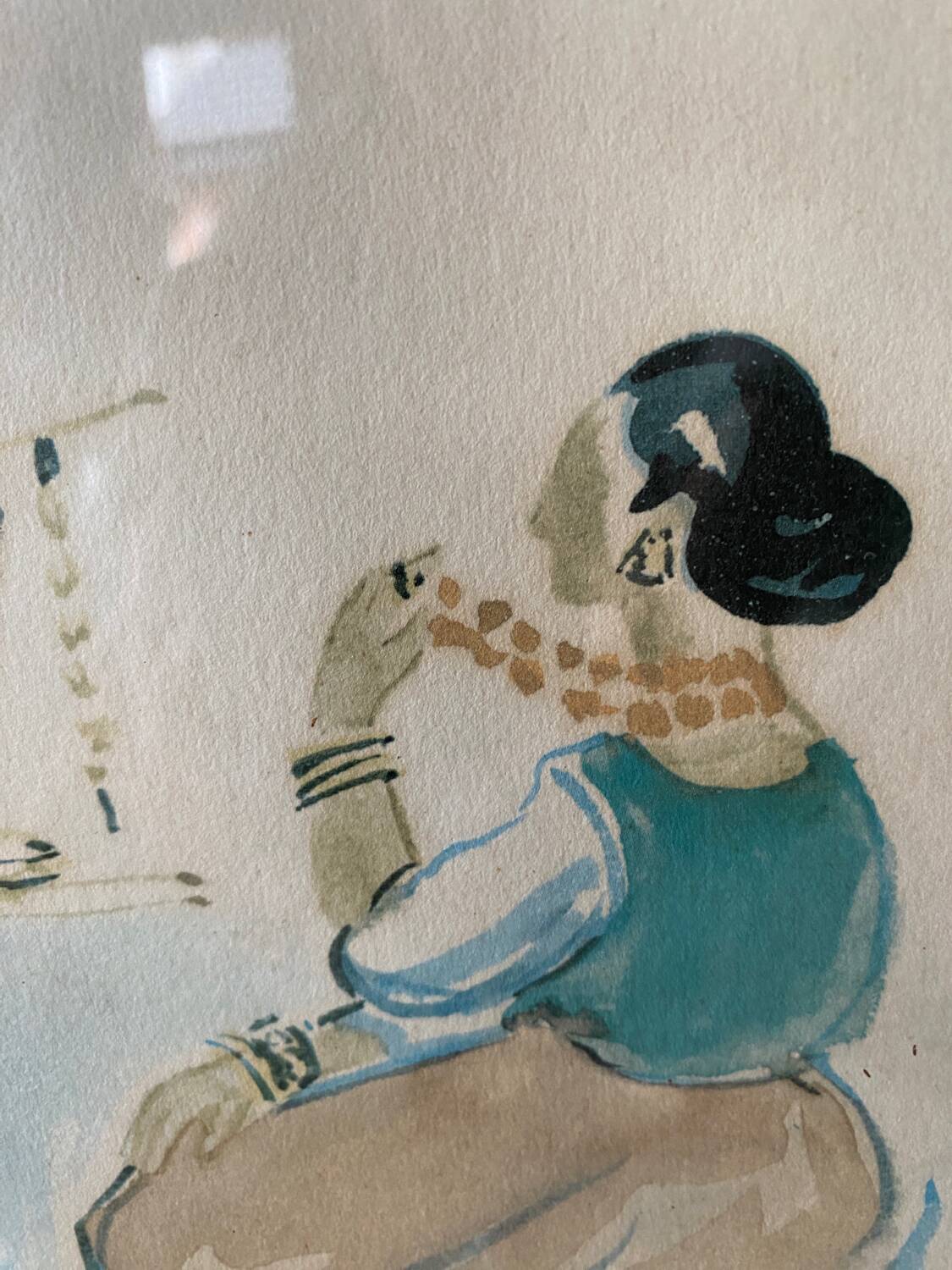 Lithograph by Yves Brayer 6/40