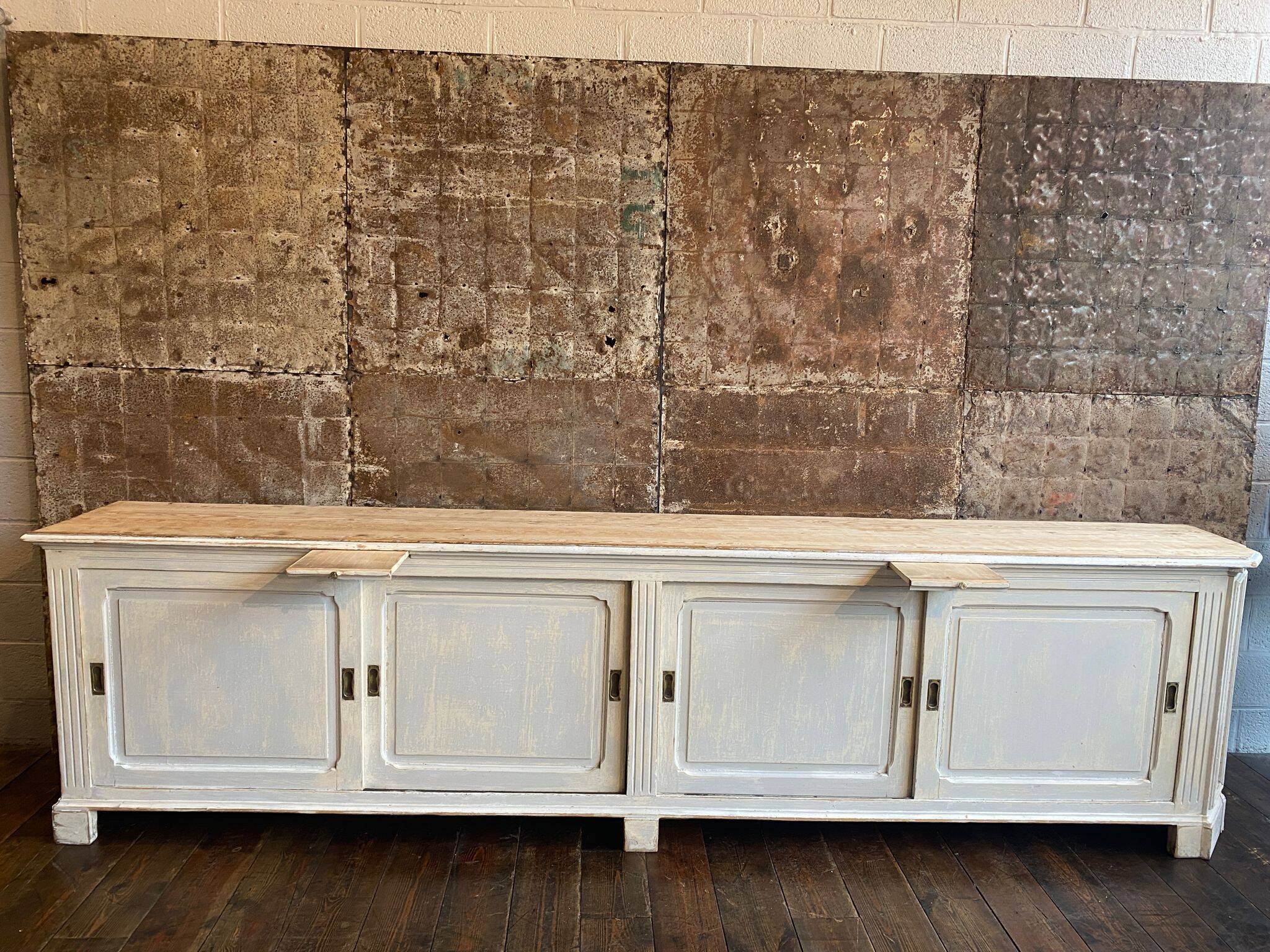 Back of bakery counter