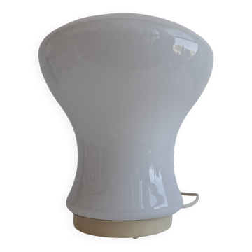 Ivan Jakeš 1970s Czechoslovak Opaline Glass Table Lamp