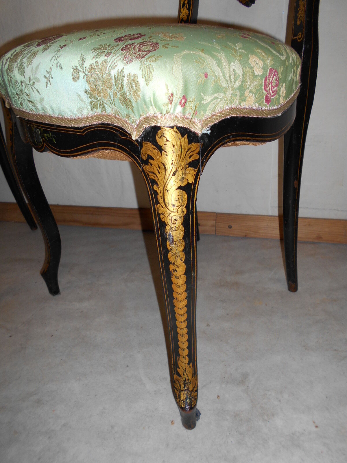 pair of three Napoleon chairs