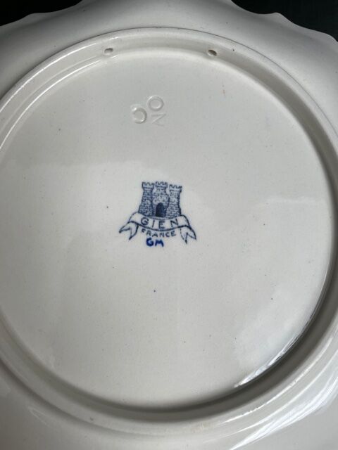 Ancient cashmere Gien Plate