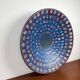 Large Mid-Century Modern German Studio Pottery Decorative Wall Plate by Eva Fritz-Lindner for Karlsruher Majolika, 1960s