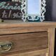 Roberta Wood Baroque Mirror Cimena Torino Italy 29x21 cm