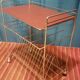 Table d'appoint range disques années 60