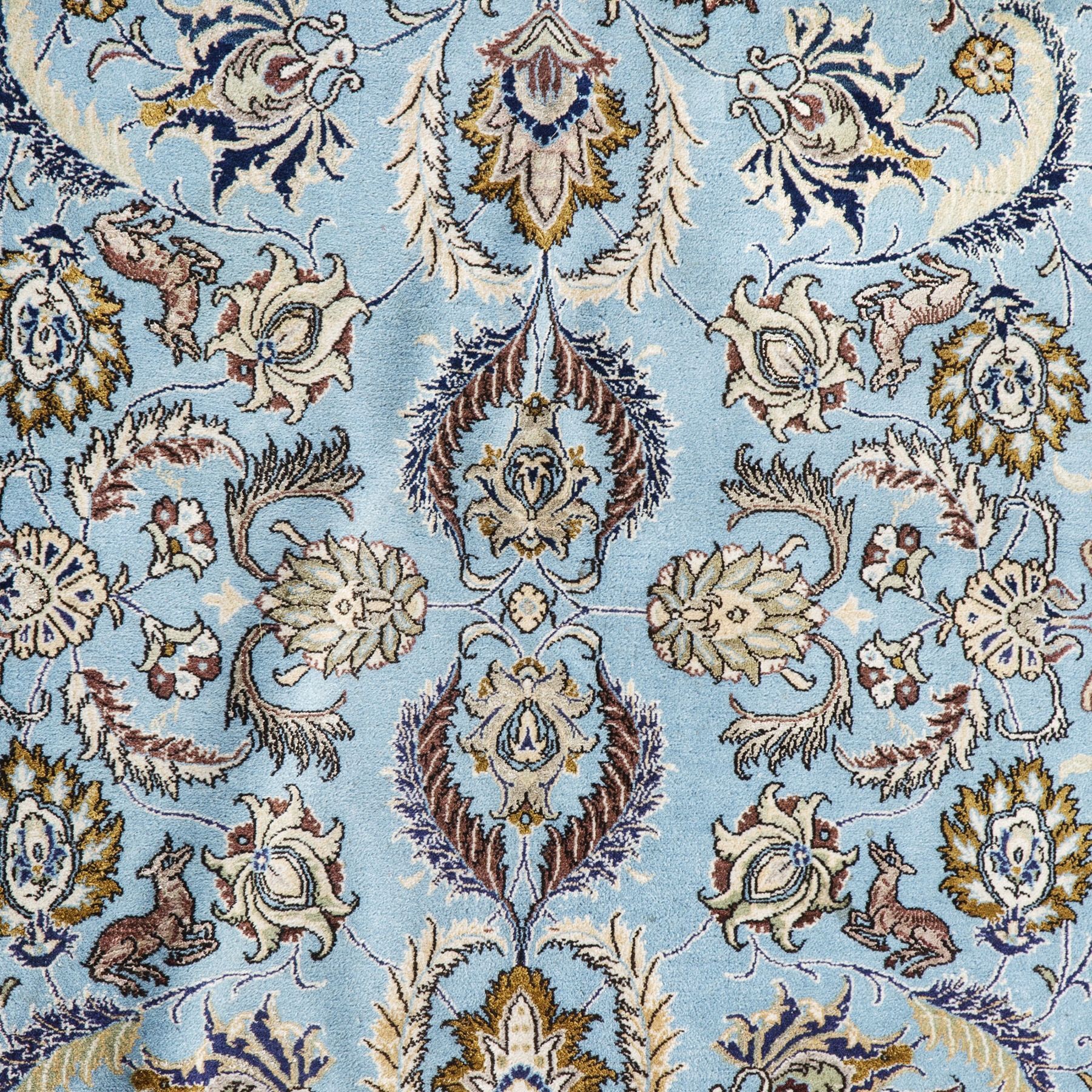 Antique Persian Ghoum carpet 258x165 cm