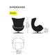 Egg Chair, Danish design, designer: Arne Jacobsen, manufacturer: Fritz Hansen