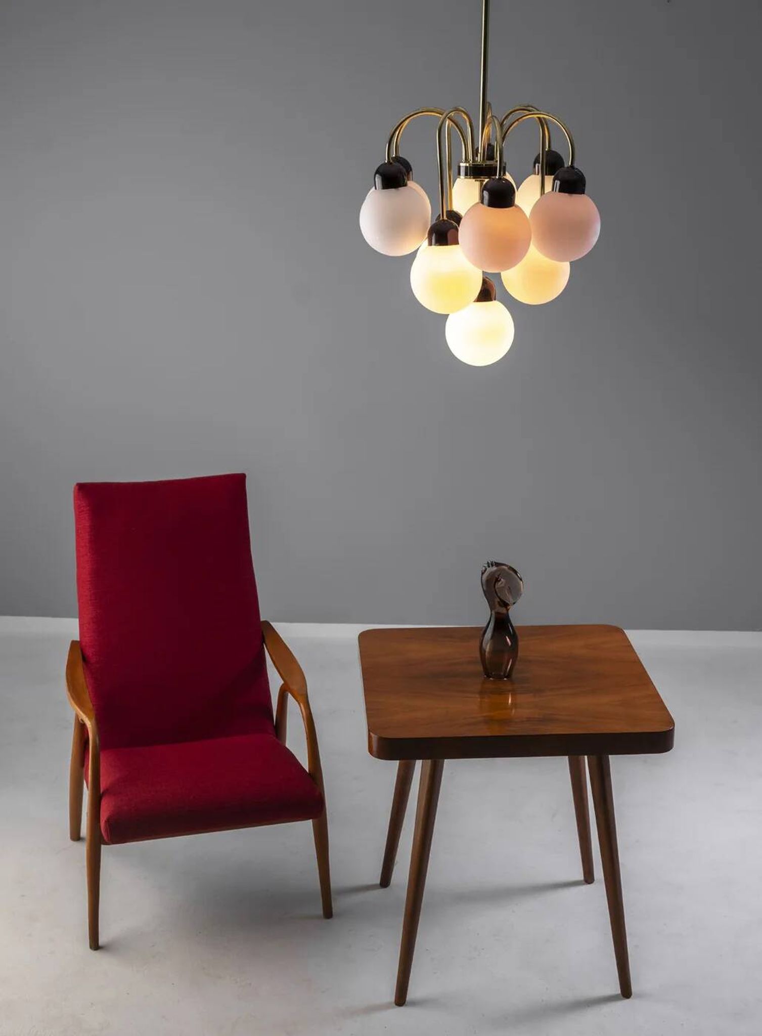 Pair of mid-century modern bentwood armchairs by TON, 1970s, Czechoslovakia