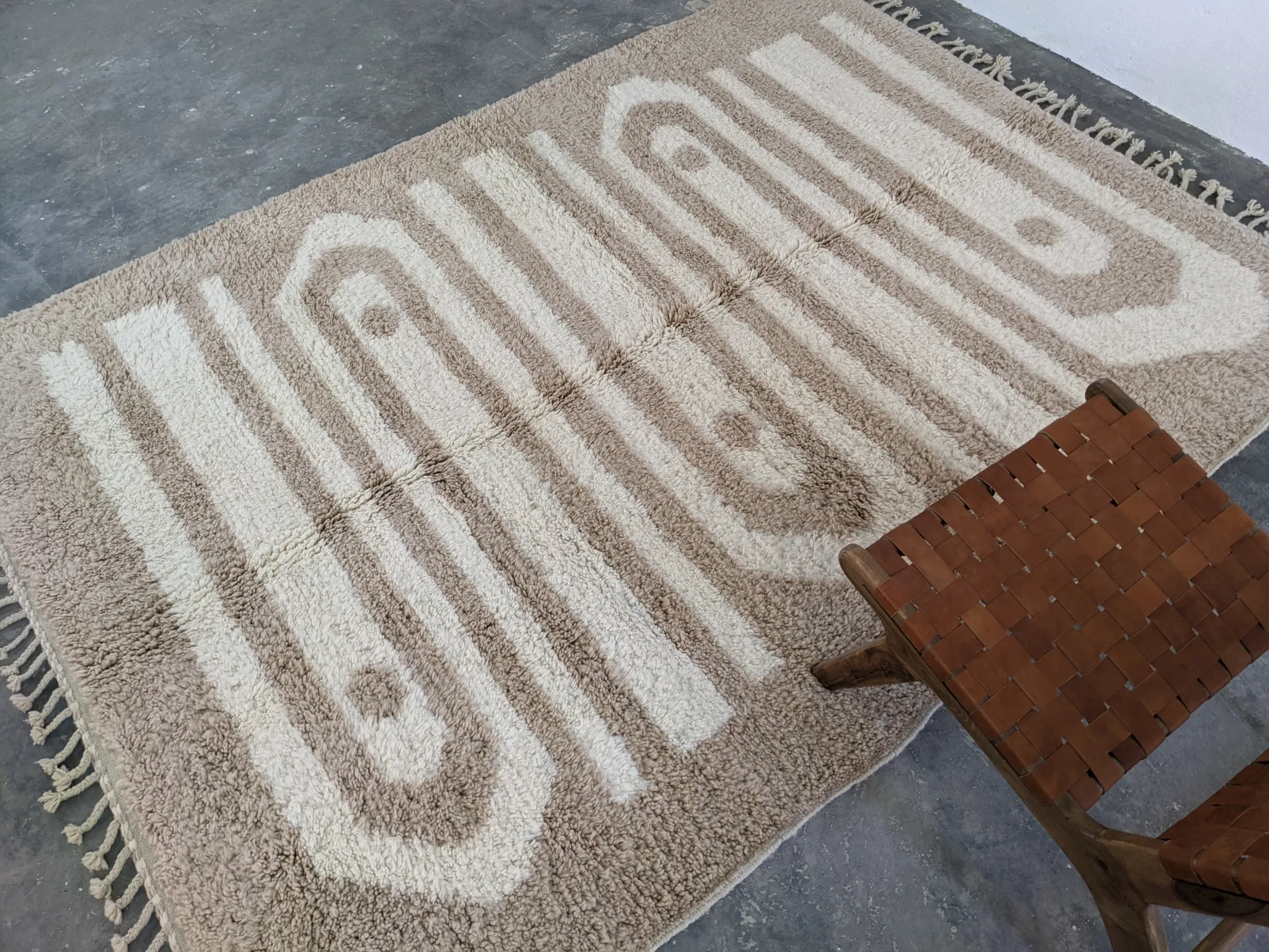 Large Beni Ouarain rug, 280 x 205 cm