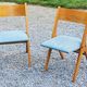 Pair of vintage chairs 50s