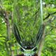 10 crystal champagne flutes 24% Cristallerie Kaspar Lemberg Lorraine vintage