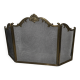 Bronze fireplace screen