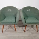 Armchairs from brussels expo, 1960s, set of 2