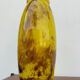 Large marbled yellow Art Deco vase