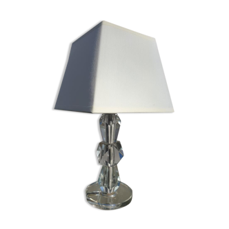 Dodecagon size crystal glass bedside lamp