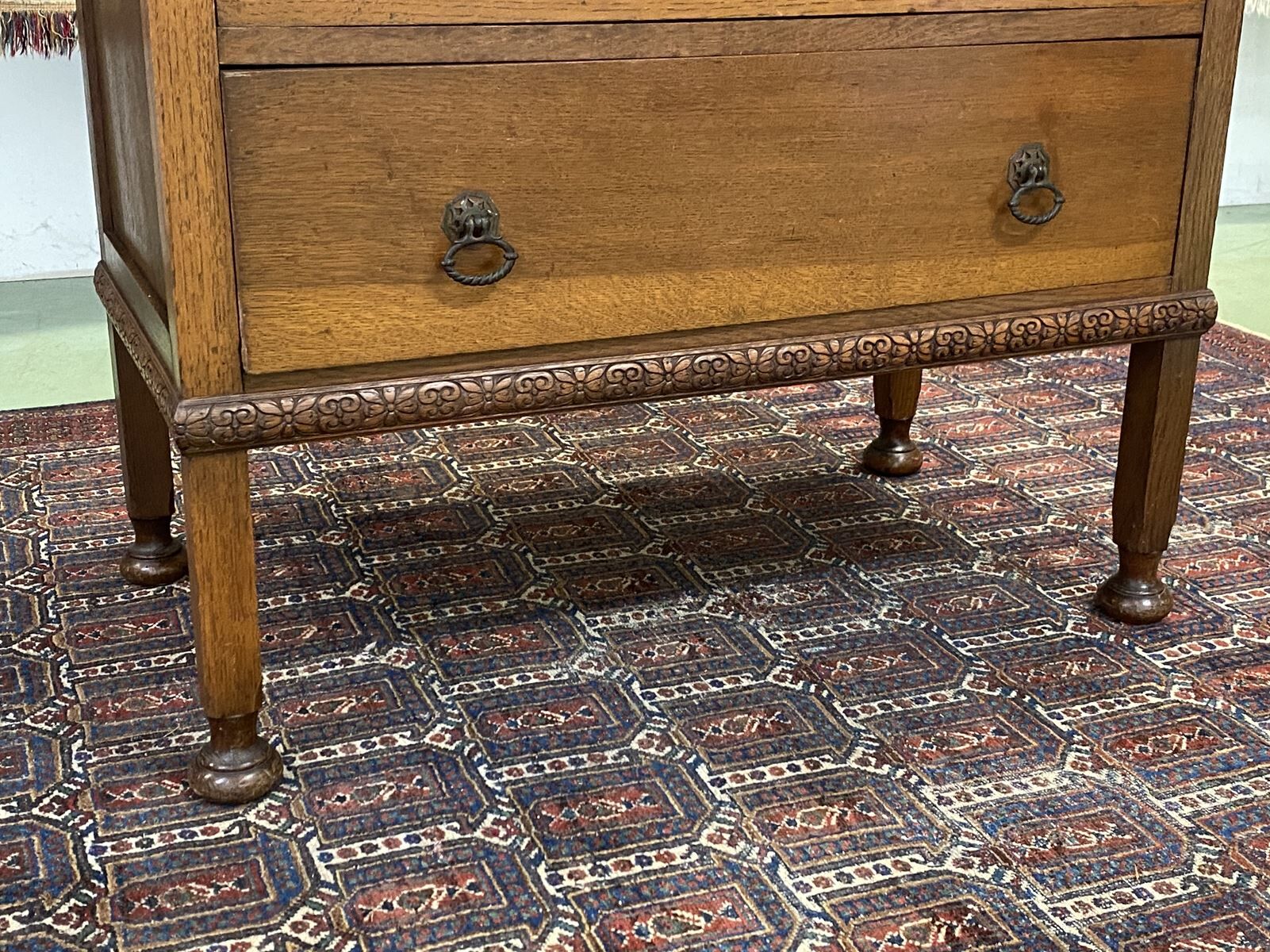 English oak dressing table, dresser 1930