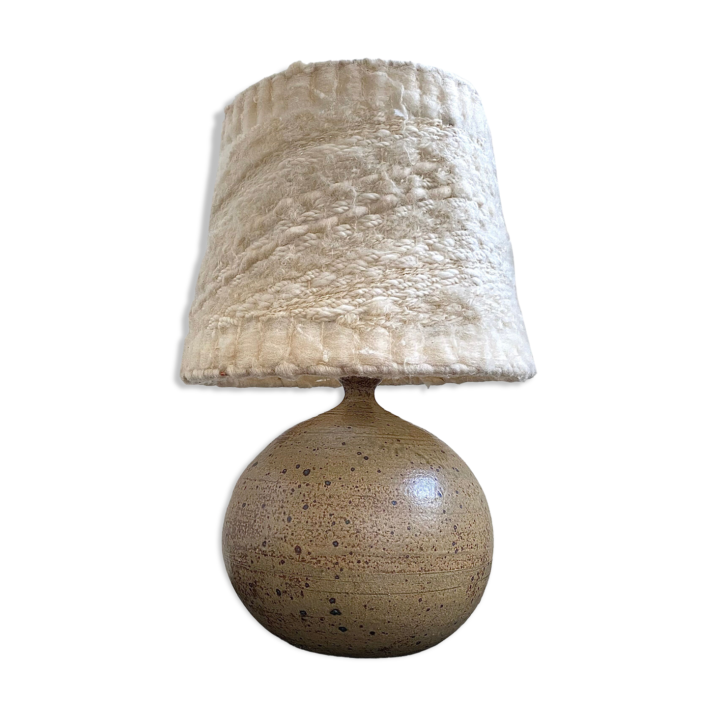 Pyrite sandstone lamp
