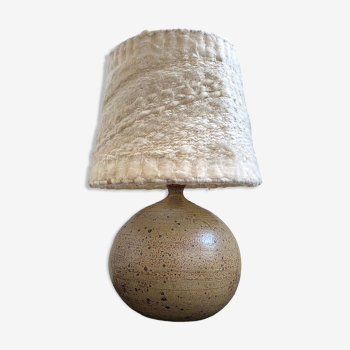 Pyrite sandstone lamp