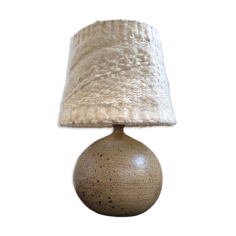 Pyrite sandstone lamp