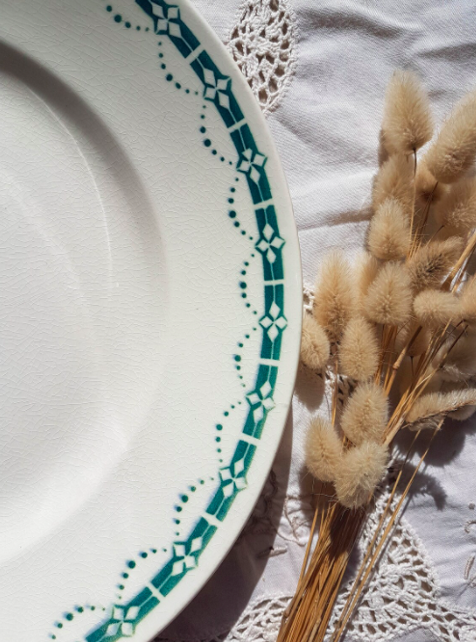 Vintage Badonvillier ironstone dish model 2114