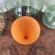 Orange Murano vase by Carlo Moretti, 1970s