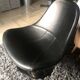 Ikea Tirup Black Leather Armchairs