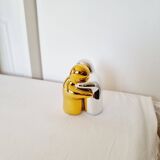 Fun Metallic Salt and Pepper Shaker Set in Silver and Gold