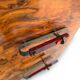 Walnut burl commode, Italian Art Deco, 1940s.