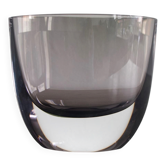 Smoked glass vase by Christian von Sydow for Kosta Boda.