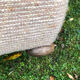 Pouf carré laine