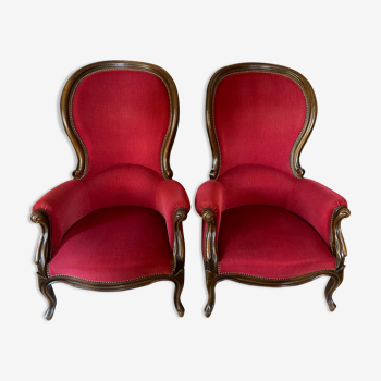 Pair of armchairs