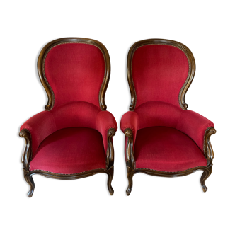 Pair of armchairs