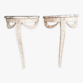 Paire de consoles d'applique