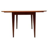 Mid Century Modern Italian Extendible Dining Table,  attributed to Vittorio Dassi, 1960 's