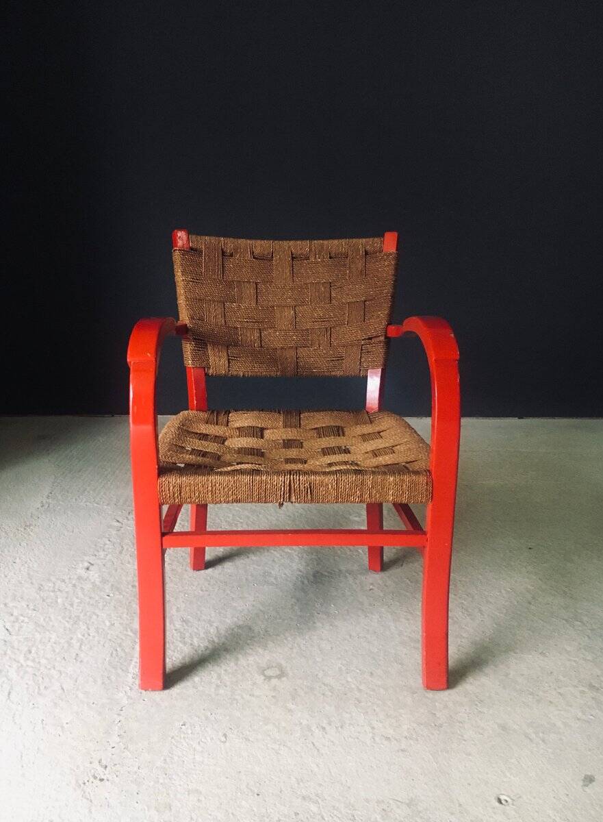 Mediterranean Armchairs, France, 1950s, Set of 2