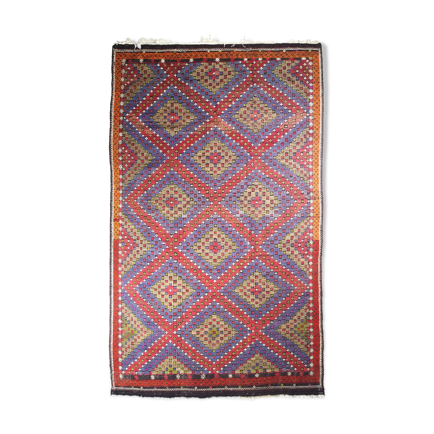 Anatolian handmade kilim rug 340 cm x 205 cm