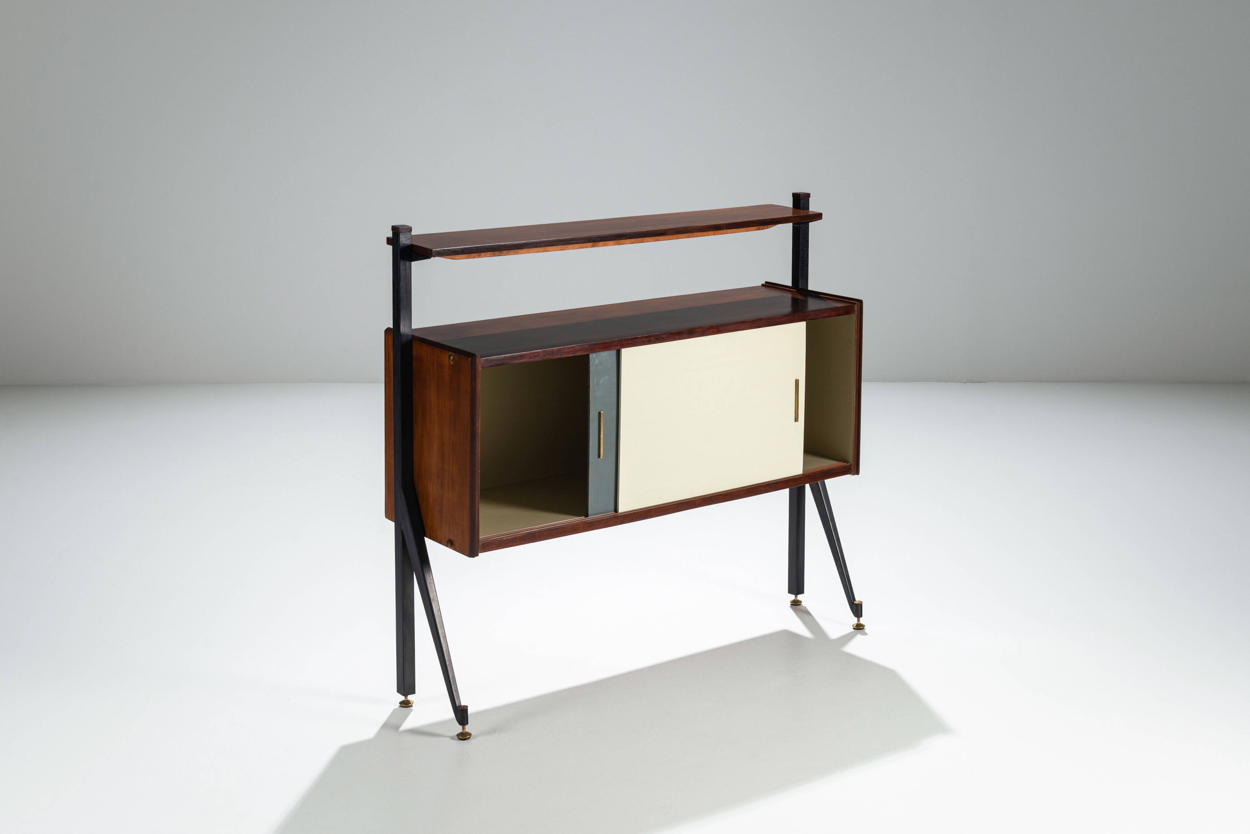 Italian sideboard with contrasting doors