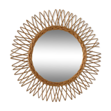 Mirror rattan sun 1970