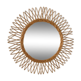 Mirror rattan sun 1970