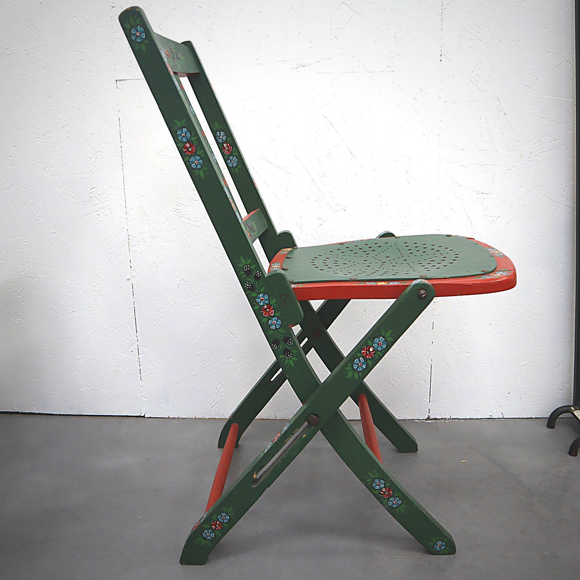 Pair of bistro chairs piables Luterma