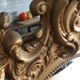 Gilded mirror with pediment XIXth century, 86x136