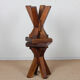 Pair of solid oak stools, French craftsmanship, 1960.