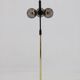 1980s Brass and Glass Floor Lamp, Restored